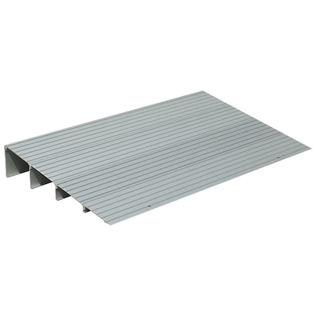 Handi Ramp Alum Sectional Threshold Ramp 34"x 22-1/4" w/4" Rise, 700 lb. capacity THRESH4/TMER4
